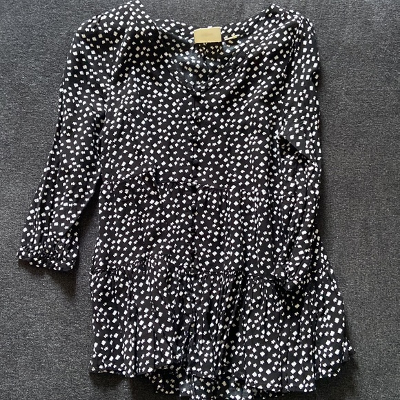 Anthropologie Maeve Lila tiered blouse - Picture 3 of 3